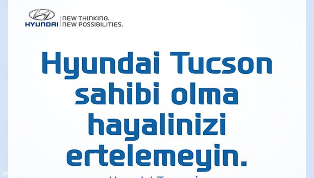 HYUNDAİ TUCSON SAHİİBİ OLUN...