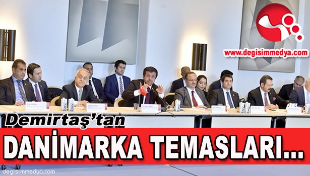 DEMİRTAŞ'TAN DANİMARKA TEMASLARI...