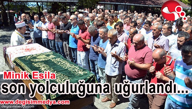 MİNİK ESİLA GÖZAYŞLARIYLA UĞURLANDI...