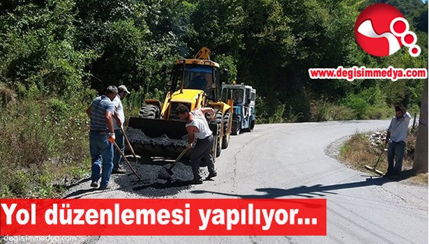 YOL DÜZENLEME İŞLEMLERİ YAPILIYOR...