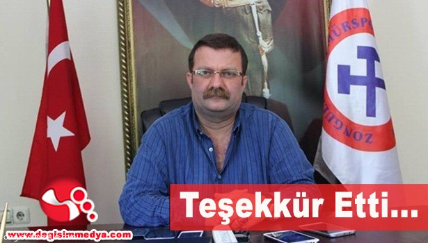 BAŞKAN CANER, TAKIMA DESTEK OLANLARA TEŞEKKÜR ETTİ...