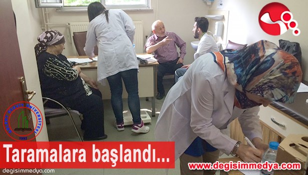 DİYABET VE RİSK FAKTÖRLERİ TARAMALARI BAŞLADI...