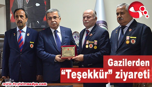 GAZİLERDEN DEMİRTAŞ'A "TEŞEKKÜR" ZİYARETİ...