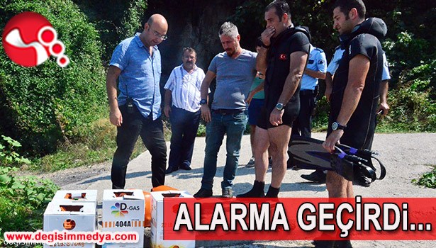 BOŞ KLİMA TÜPLERİ EKİPLERİ ALARMA GEÇİRDİ