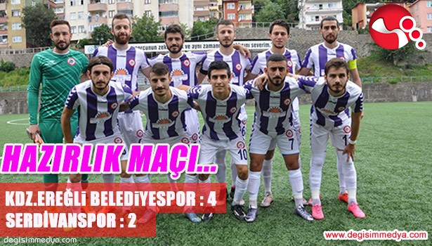 EREĞLİ BELEDİYESPORDA İLK HAZIRLIK MAÇI...