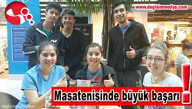 MASATENİSİNDE BÜYÜK BAŞARI!