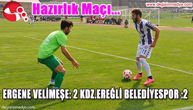 EREĞLİ BELEİDYESPOR HAZIRLIK MAÇINDA...