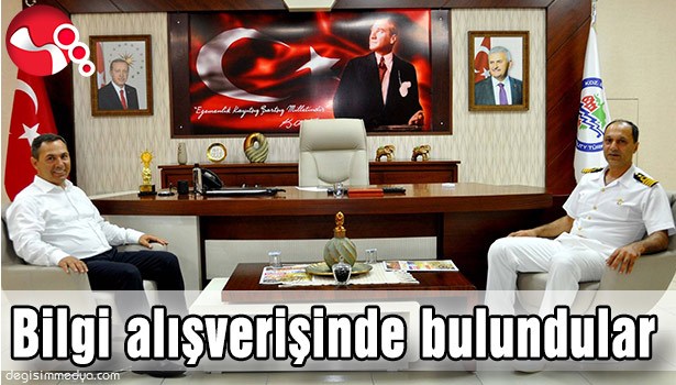 KARADENİZ BÖLGE KOMUTANI MANİOĞLU, BAŞKAN UYSAL'I ZİYARET ETTİ