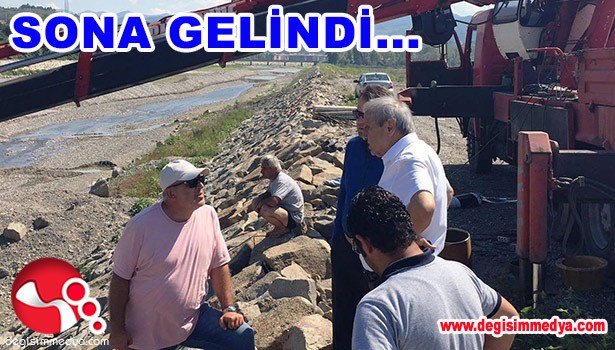 DOĞALGAZ ÇALIŞMALARINDA SONA GELİNDİ