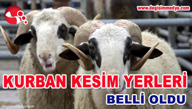 KURBAN KESİM ESASLARI BELİRLENDİ