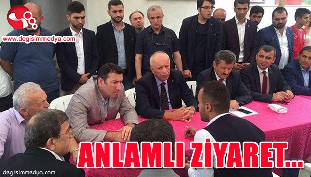 MİLLETVEKİLLERİNDEN ANLAMLI ZİYARET...