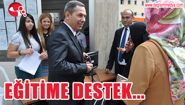 BELEDİYEDEN EĞİTİME DESTEK!
