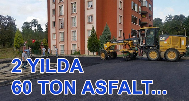 - KDZ. EREĞLİ BELEDİYESİ 2 YILDA 60 BİN TON ASFALTLAMA YAPTI