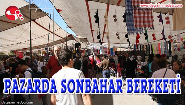 PAZARDA SONBAHAR BEREKETİ...