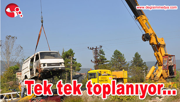 TEK TEK KALDIRILIYOR...