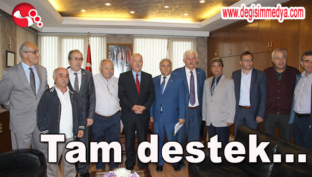 BAŞKAN AKDEMİR'E TAM DESTEK...