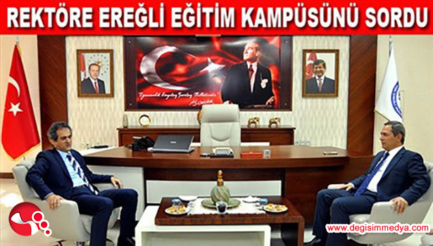 REKTÖR YAZIYI BEKLİYORMUŞ...