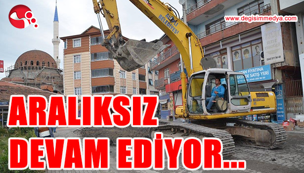 ALAPLI BELEDİYESİ ASFALT SERİM ÇALIŞMALARINI SÜRDÜRÜYOR