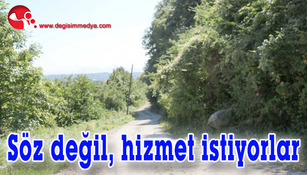 LAF DEĞİL, İCRAAT...