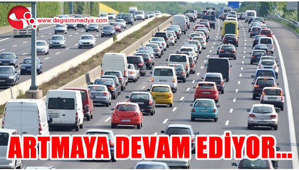 ZONGULDAK'TA TRAFİĞE KAYITLI 142 BİN 583 ARAÇ BULUNUYOR