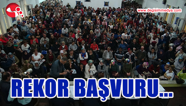 261 KİŞİLİK KONTENJANA 4 BİN 476 MÜRACAAT