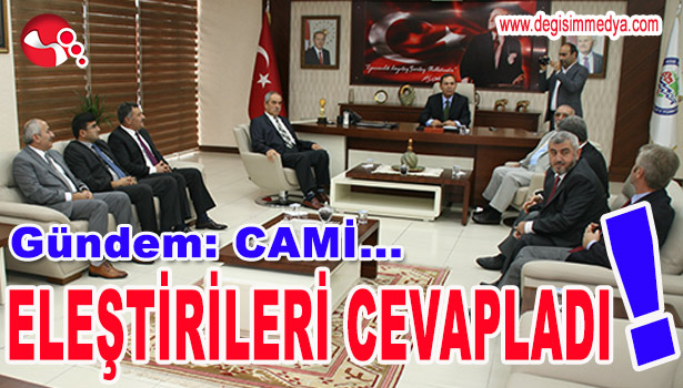 UYSAL'IN GÜNDEMİ "CAMİ"... ELEŞTİRİLERİ CEVAPLADI!