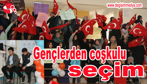 GENÇLERDEN COŞKULU SEÇİM