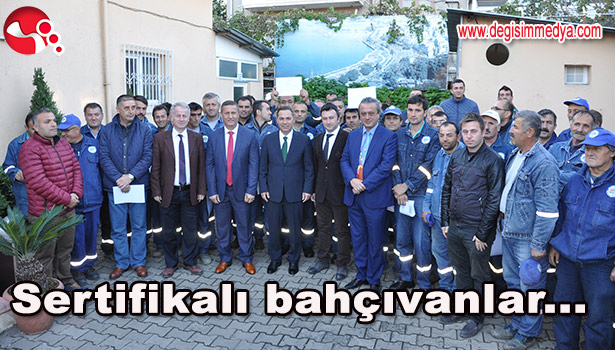 SERTİFİKALI BAHÇIVAN OLDULAR..