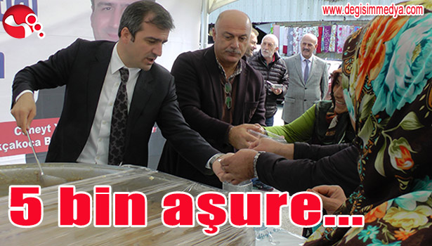 5 BİN KİŞİYE AŞURE İKRAMI...