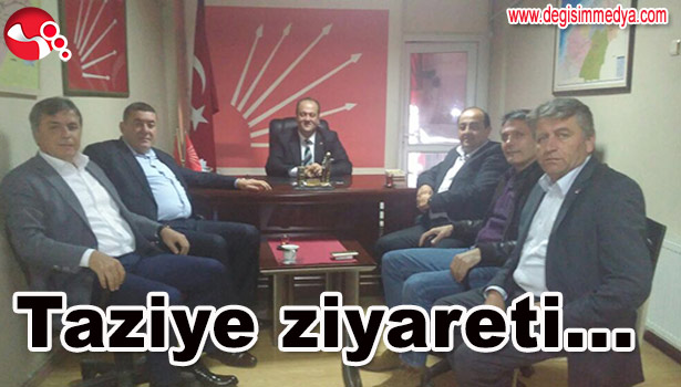 BAŞKAN OCAKCI'YA TAZİYE ZİYARETİ