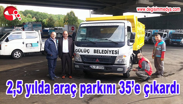 2,5 YILDA ARAÇ PARKINI 35'E ÇIKARDI