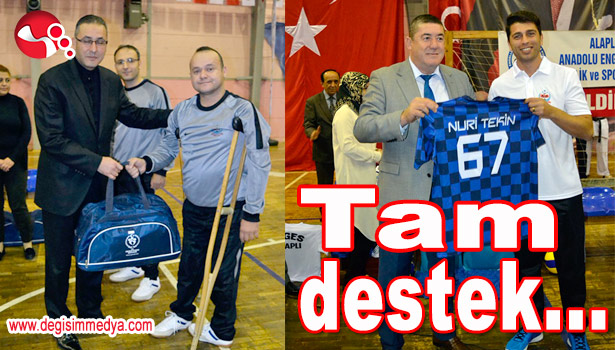 KAYMAKAM VE BELEDİYE BAŞKANI'NDAN TAM DESTEK...