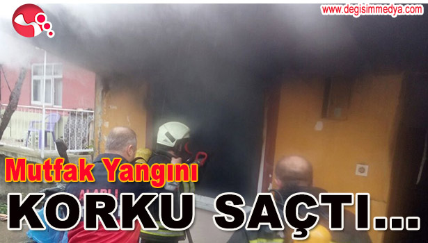 MUTFAK YANGINI KORKU SAÇTI...