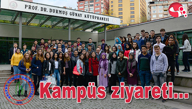 ÜNİVERSİTEYE HAZIRLANAN ÖĞRENCİLER FARABİ KAMPÜSÜ'NÜ GEZDİ