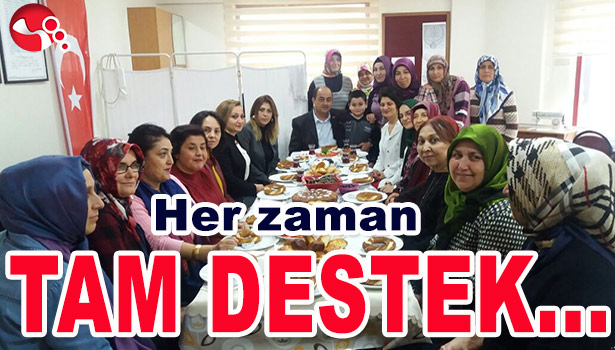 DEMİRTAŞ,"HER ZAMAN TAM DESTEK..."
