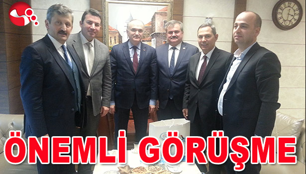 BİLİM, SANAYİ VE TEKNOLOJİ BAKANI FARUK ÖZLÜ'YÜ ZİYARET ETTİLER