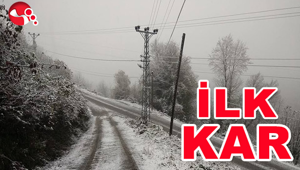 ZONGULDAK'A KAR DÜŞTÜ