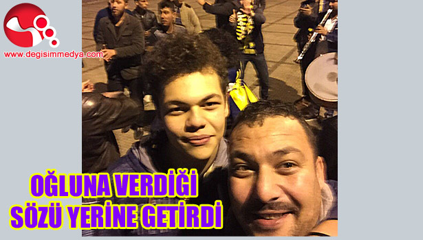 OĞLUNA SÖZ VERDİ, DAVUL ZURNA İLE GALİBİYETİ KUTLADI