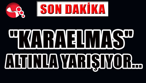 "KARAELMAS" ALTINLA YARIŞIYOR...