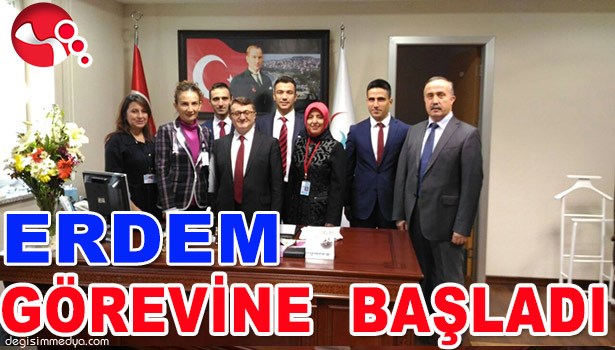 ZONGULDAK KAMU HASTANELERİ GENEL SEKRETERİ ERDEM GÖREVİNE BAŞLADI