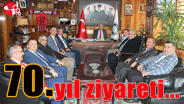 ÇAYCUMA MUHTARLAR DERNEĞİ'NDEN GMİS'E ZİYARET