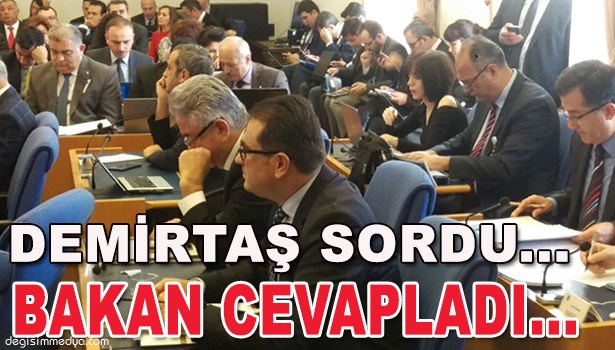 DEMİRTAŞ SORDU... BAKAN CEVAPLADI...