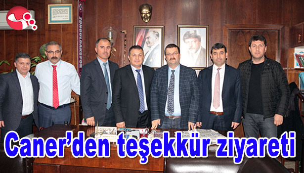 CANER'DEN TEŞEKKÜR ZİYARETİ