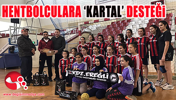 HENTBOL TAKIMINA 'KARTAL' DESTEĞİ