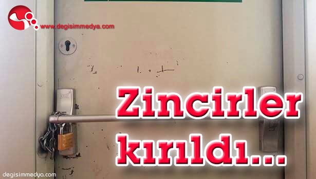 ALAPLI İTFAİYESİ ZİNCİRLERİ KIRDI