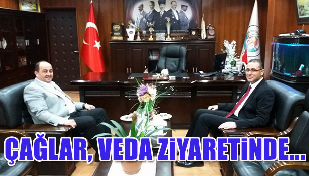 KAYMAKAM ÇAĞLAR'DAN DEMİRTAŞ'A VEDA ZİYARETİ