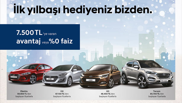 İLK YILBAŞI HEDİYENİZ HYUNDAİ'DEN...