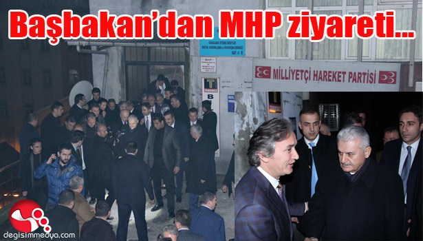 BAŞBAKAN MHP'Yİ ZİYARET ETTİ