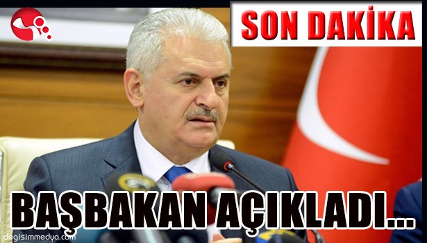 BAŞBAKAN'DAN AÇIKLAMA...