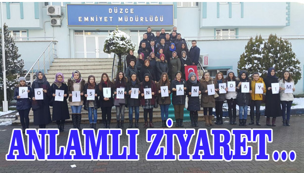 ÇEVİK KUVVETE ANLAMLI ZİYARET...